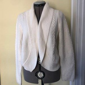 Lord & Taylor Cream Colored Bolero Sweater